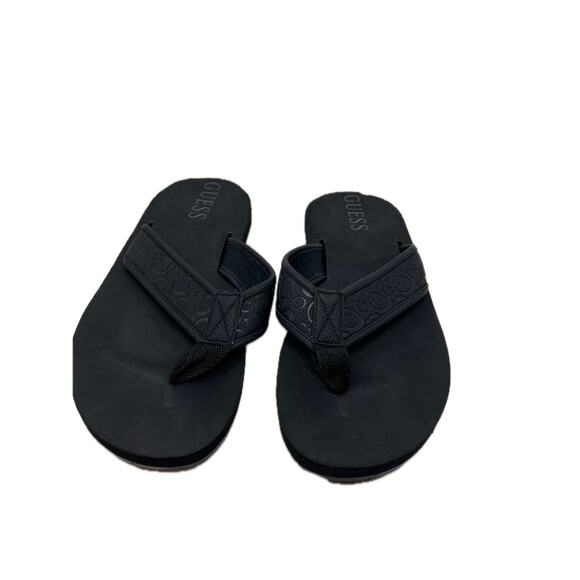 Guess Black Slide Sandals Men's Size 11 - Picture 1 of 4